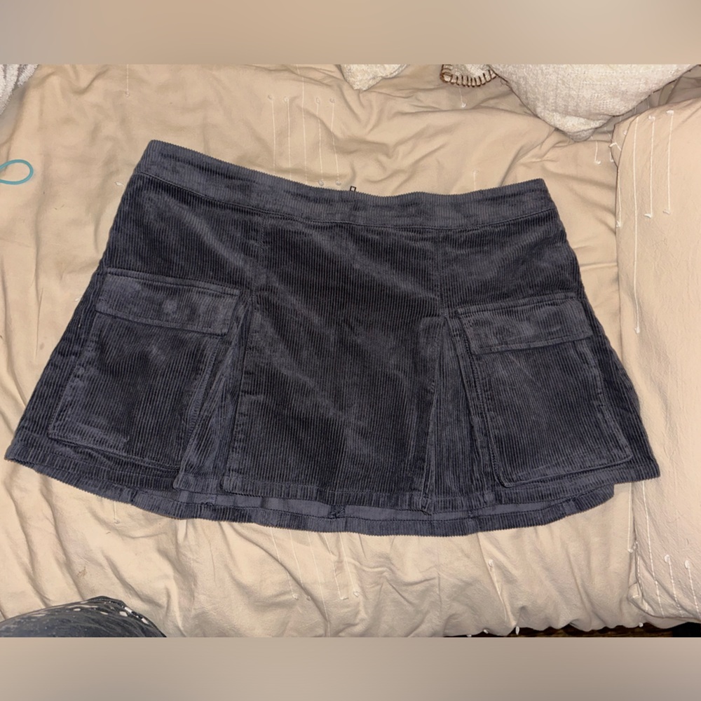 Womens wild fable corduroy cargo pleaded mini skirt